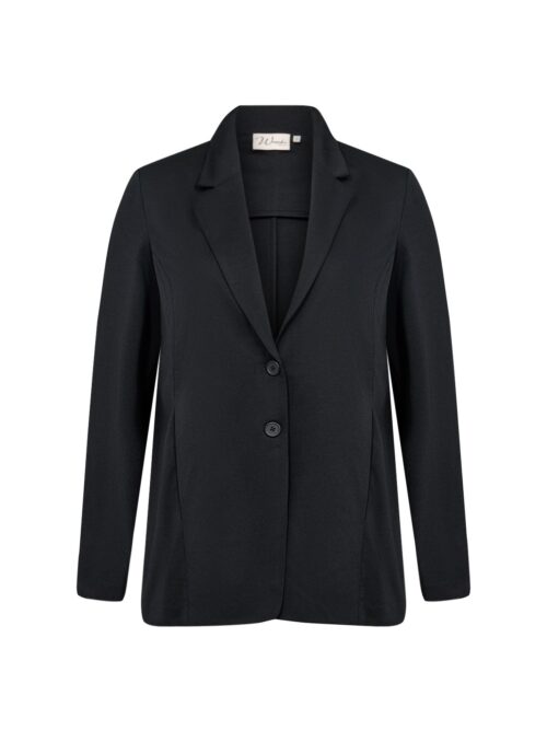 Wasabi blazer lang zwart