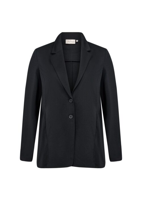 Wasabi blazer lang zwart