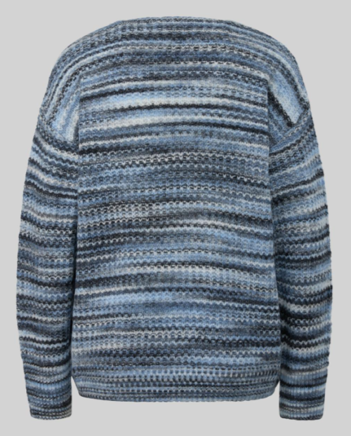 s Oliver trui gebreid blue mix - Afbeelding 2