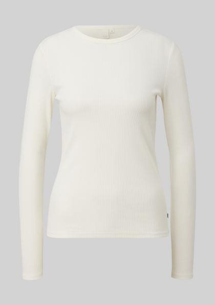 QS longsleeve rib stof