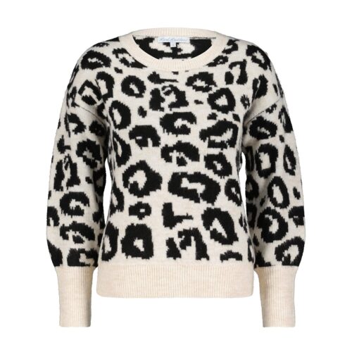 Red Button Leo Sweater
