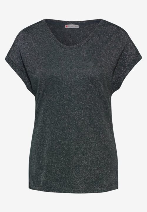 Street One t-shirt glitter
