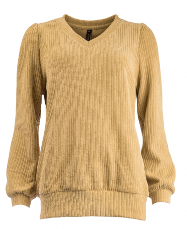 NED trui v-hals velours rib