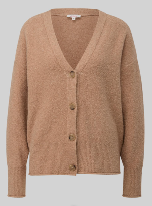 S Olivest vest beige knopen