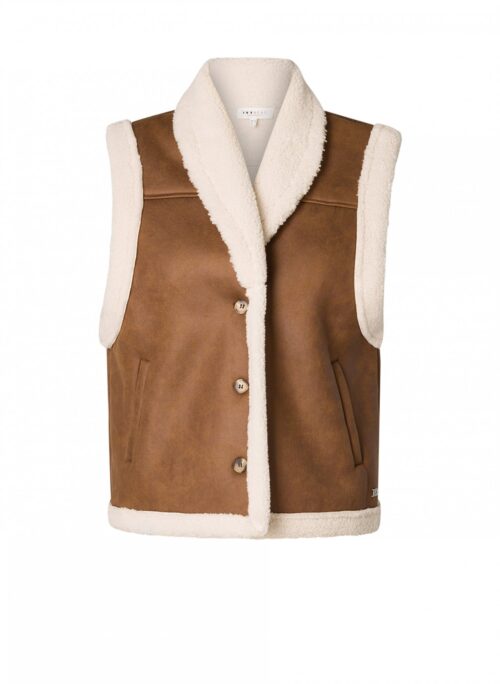 Ivy Beau gilet teddy skai