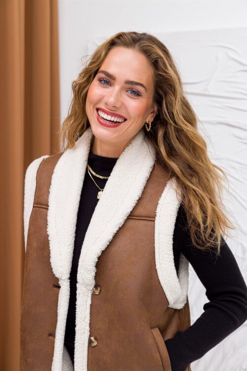 Ivy Beau gilet teddy skai - Afbeelding 2