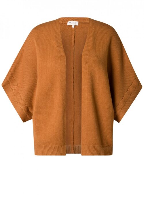 Ivy Beau oversized vest camel