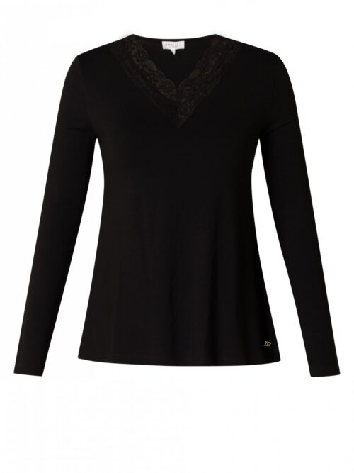 Ivy Beau top kantrand v-hals