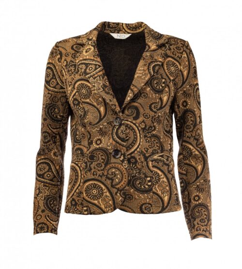 NED korte blazer paisley