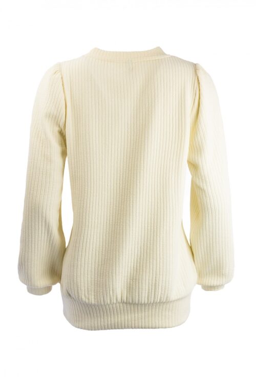 NED trui v-hals velours rib - Afbeelding 2