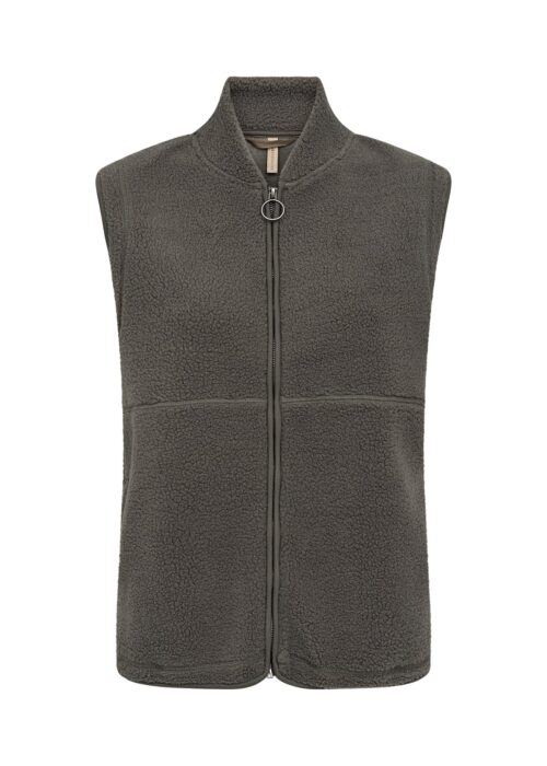 Soyaconcept teddy gilet rits