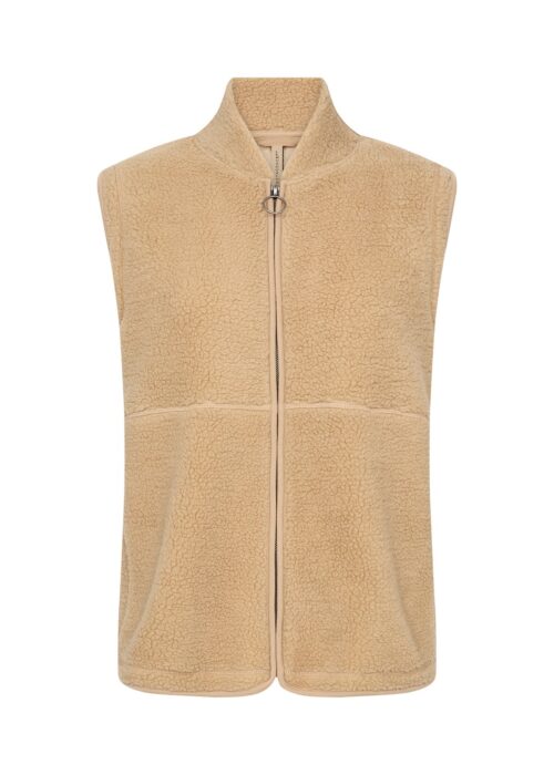 Soyaconcept teddy gilet rits