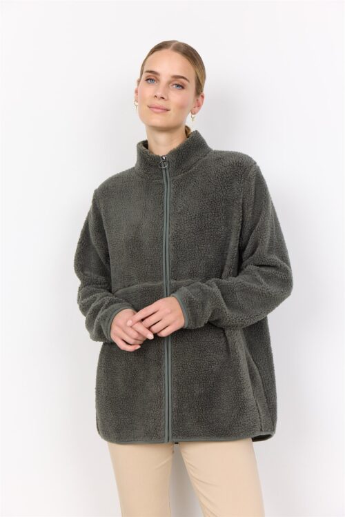 Soyaconcept teddy jasje rits - Afbeelding 3
