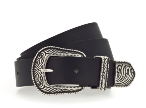 Vanzetti riem zwart 3 cm
