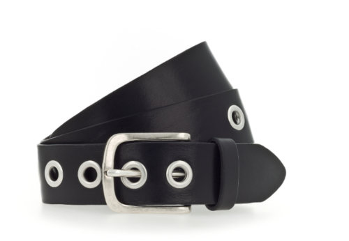 Vanzetti riem zwart 3,5 cm
