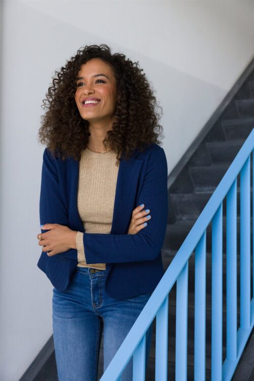 Ivy Beau blazer blauw - Afbeelding 3