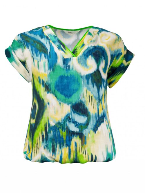 NED blouson print Ikat