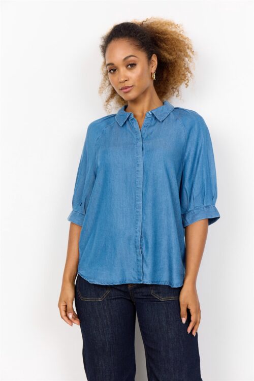 Soyaconcept spijkerblouse - Afbeelding 3