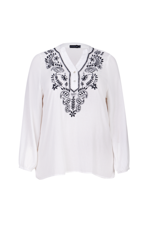 Exxcellent blouse wit borduur