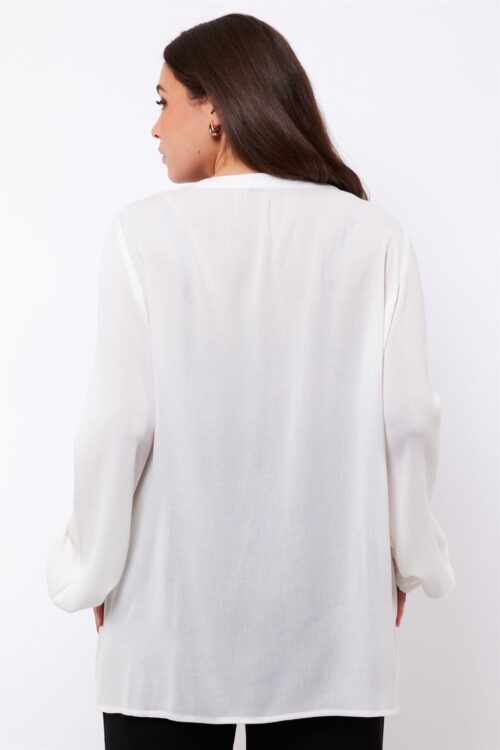 Exxcellent blouse wit borduur - Afbeelding 4
