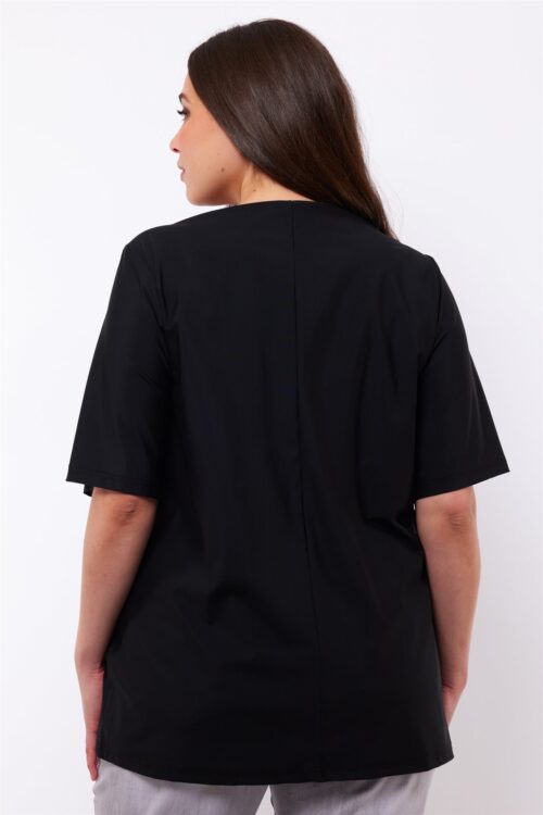 Exxcellent top zwart v-hals - Afbeelding 3