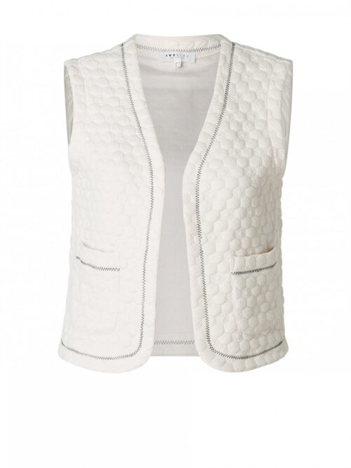 Ivy Beau gilet off white