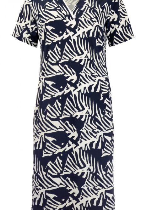 NED jurk travelstof print
