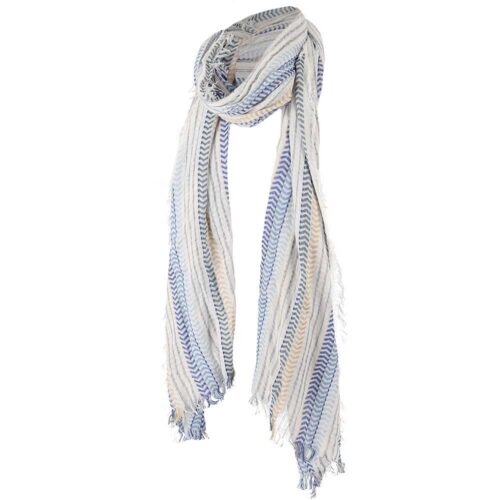 Sarlini sjaal print denim