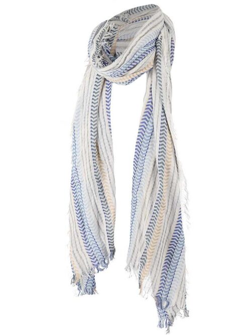 Sarlini sjaal print denim
