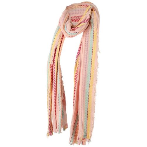 Sarlini sjaal print roze