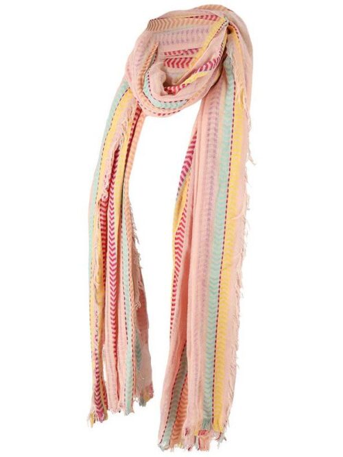 Sarlini sjaal print roze