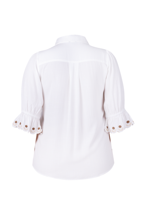 Exxcellent blouse Off White - Afbeelding 2