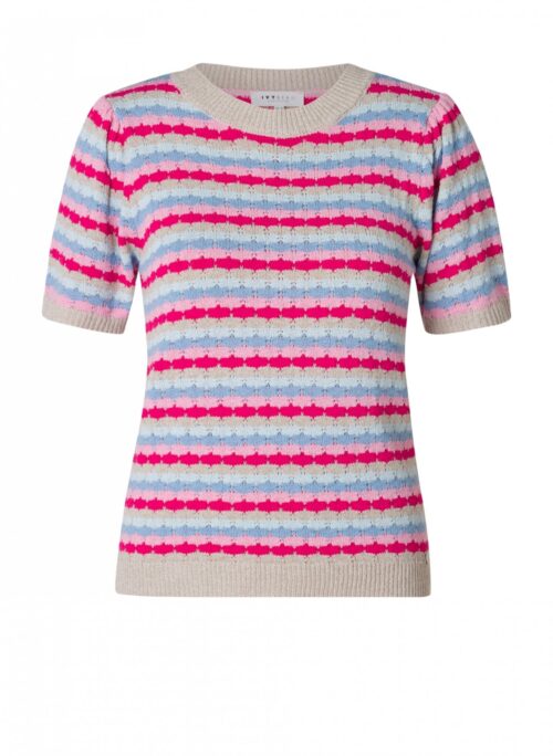 Ivy beau gehaakt shirt streep