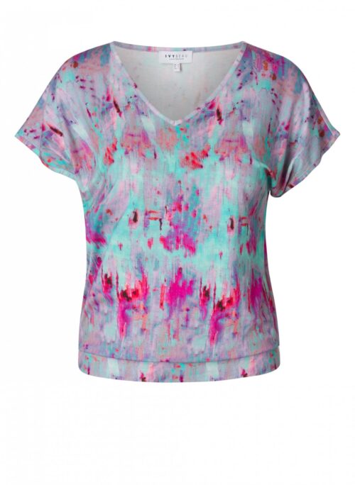 Ivy beau top print