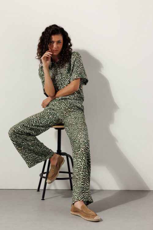 Tramontana broek zebra print - Afbeelding 3