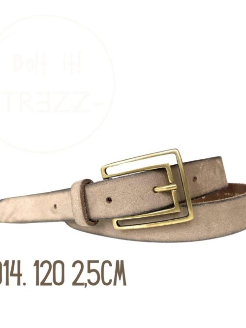 Trezz riem 2,5 cm taupe