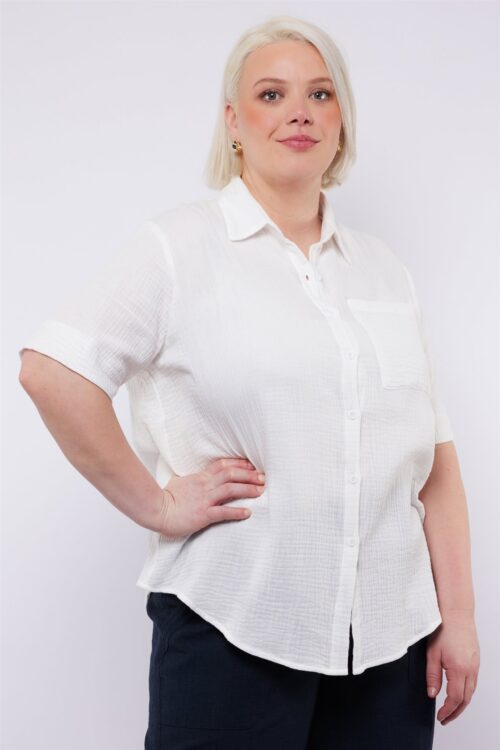 Exxcellent blouse OffWhite - Afbeelding 3