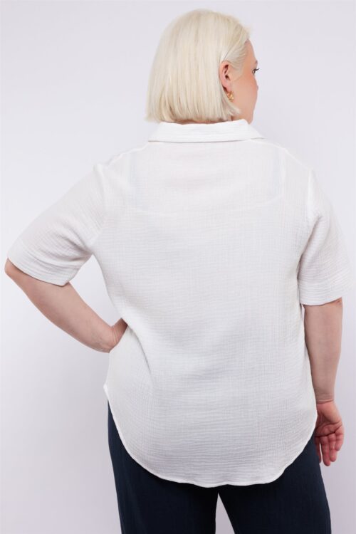 Exxcellent blouse OffWhite - Afbeelding 4