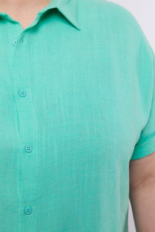 Exxcellent blouse Pool Blue - Afbeelding 5