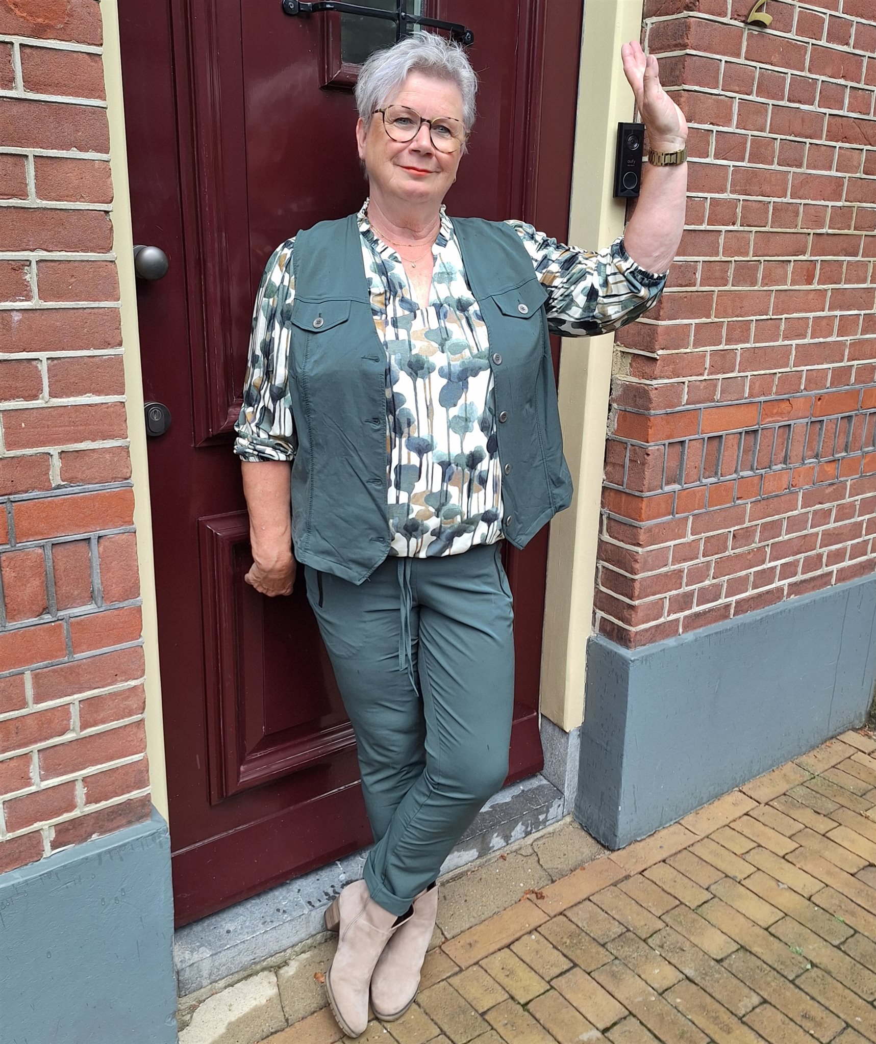 Dreamstar gilet travel groen - Afbeelding 2