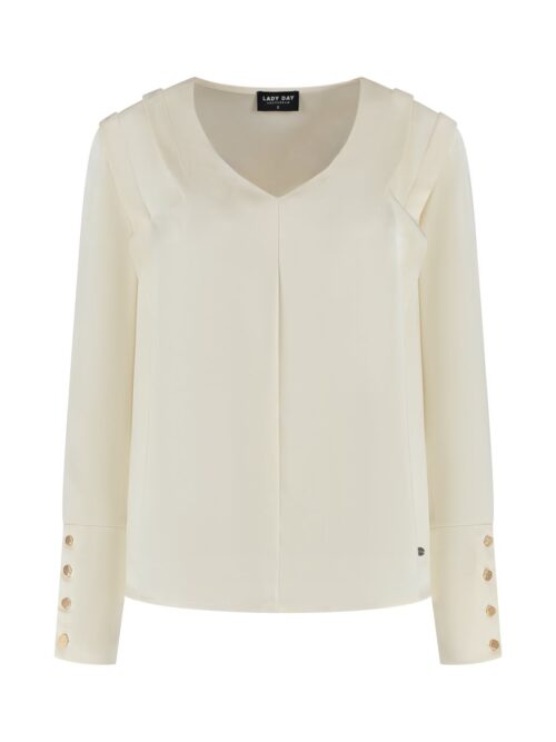 Lady Day shirt v-hals satijn