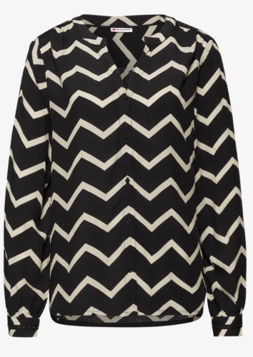 Street One blouse stud detail