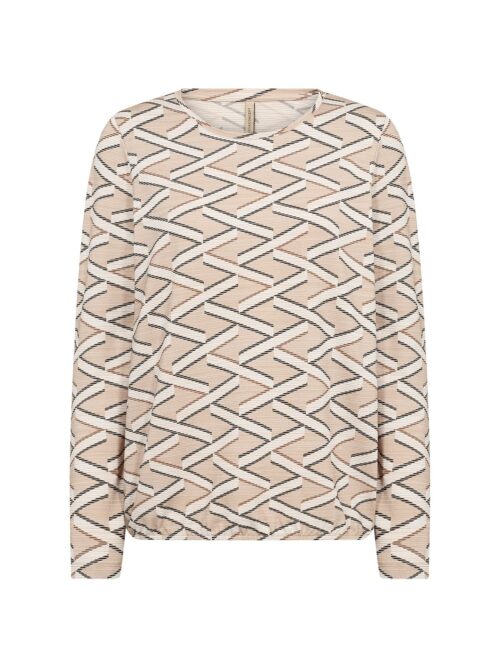 Soyaconcept shirt print sand