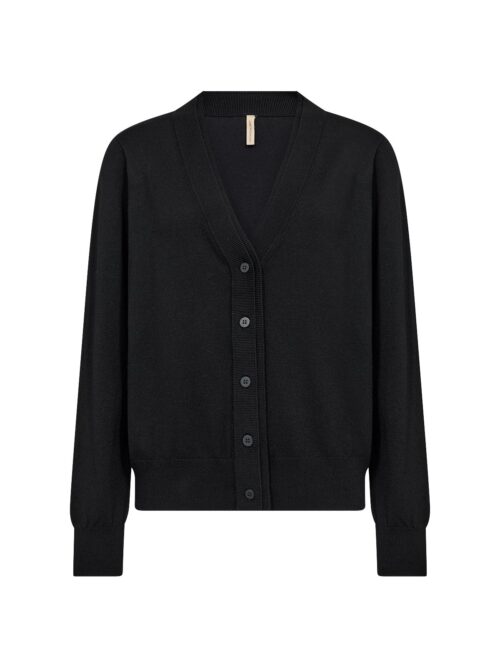 Soyaconcept vest knopen zwart