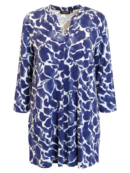 Signature blouse print blauw