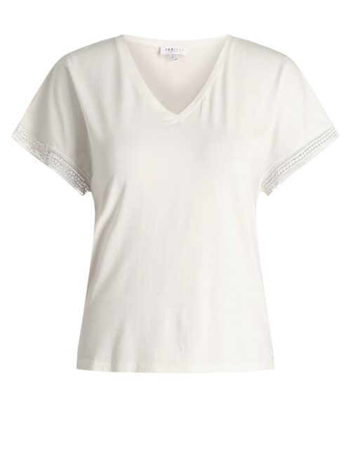 Ivy Beau T-shirt v-hals wit