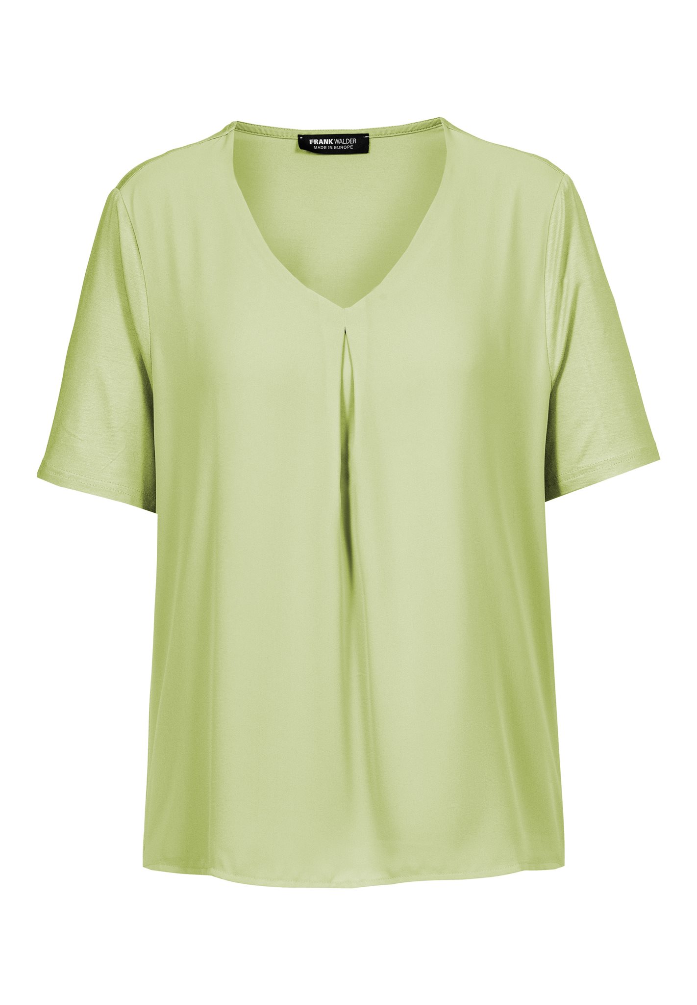 Frank Walder shirt v-hals lime