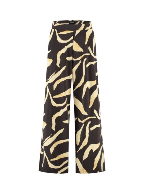 Lady Day wide-leg print bruin