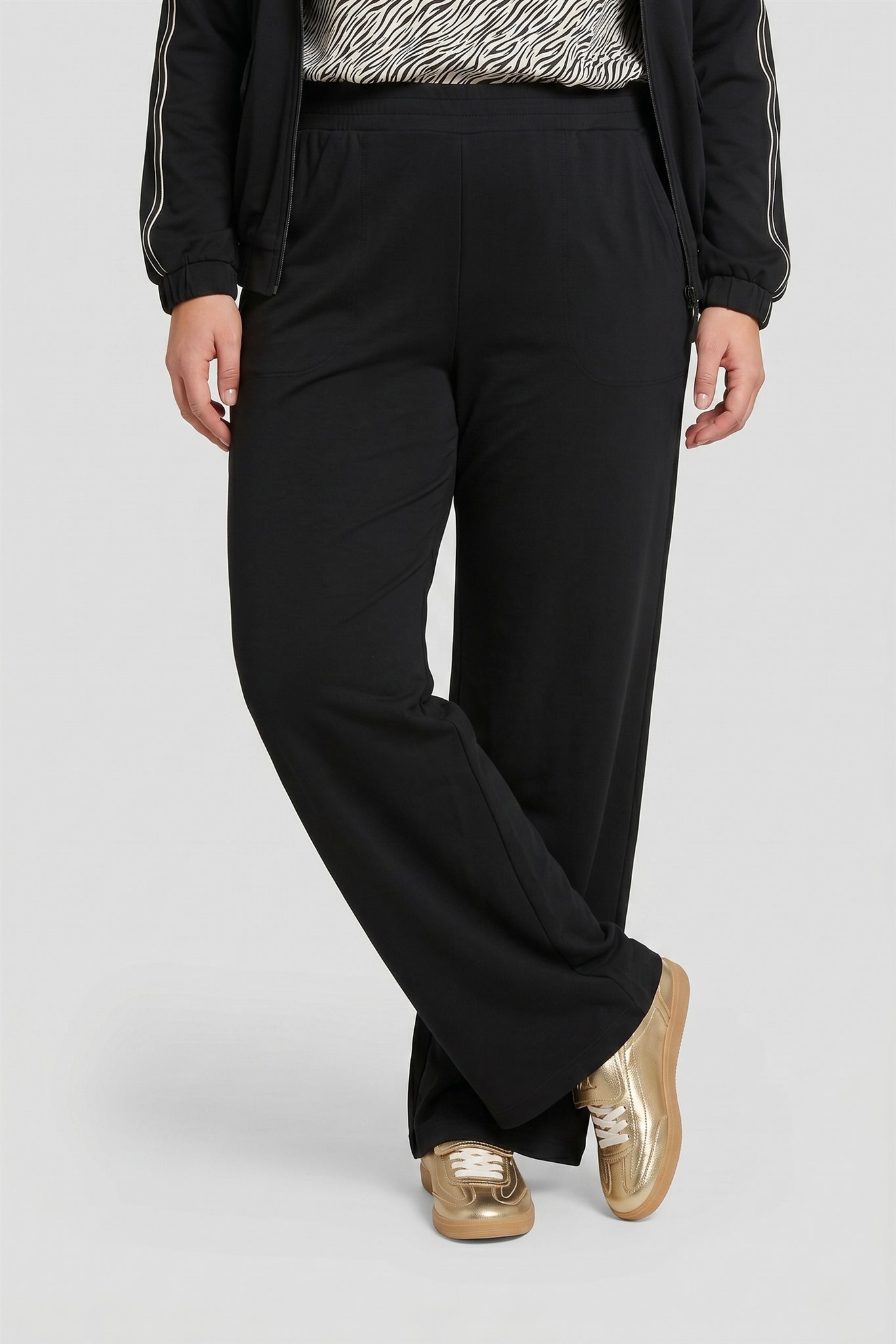 Exxcellent broek zwart tape - Afbeelding 2