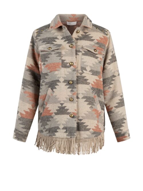 Ivy Beau blouse-jasje print